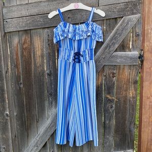 NWOT Never Worn, Knitworks girl’s Corset Waist Jumpsuit